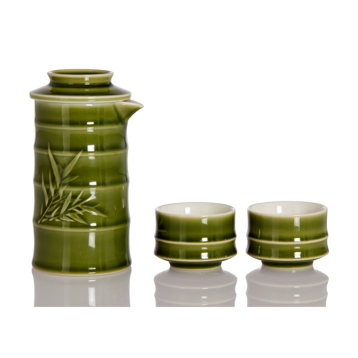 Bamboo Tea Set ( 1 Pot with 2 Cups )-2
