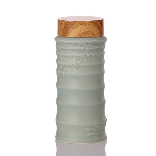 Ceramic Travel Mug | Bamboo Joint (12 oz)-1