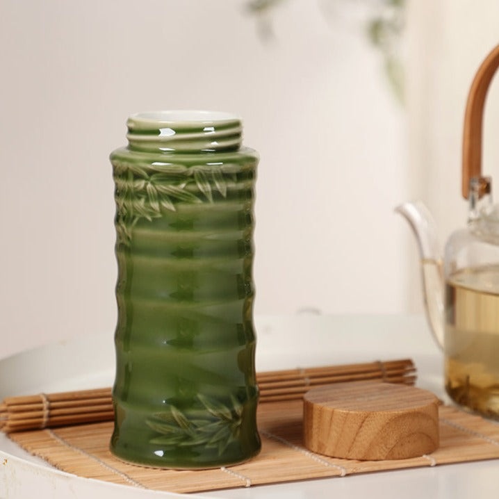 Ceramic Travel Mug | Bamboo Joint (12 oz)-5