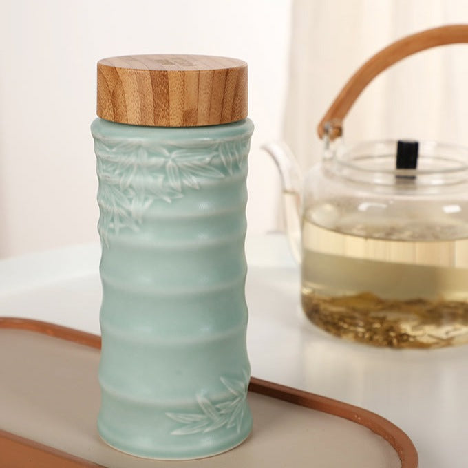 Ceramic Travel Mug | Bamboo Joint (12 oz)-3