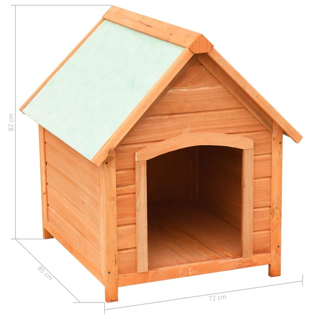 Dog House | Solid Pine & Fir Wood (28.3"x33.5"x32.3")-7