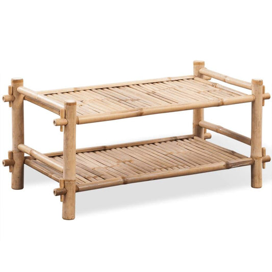 Bamboo Shoe Rack | 2-Tier -0