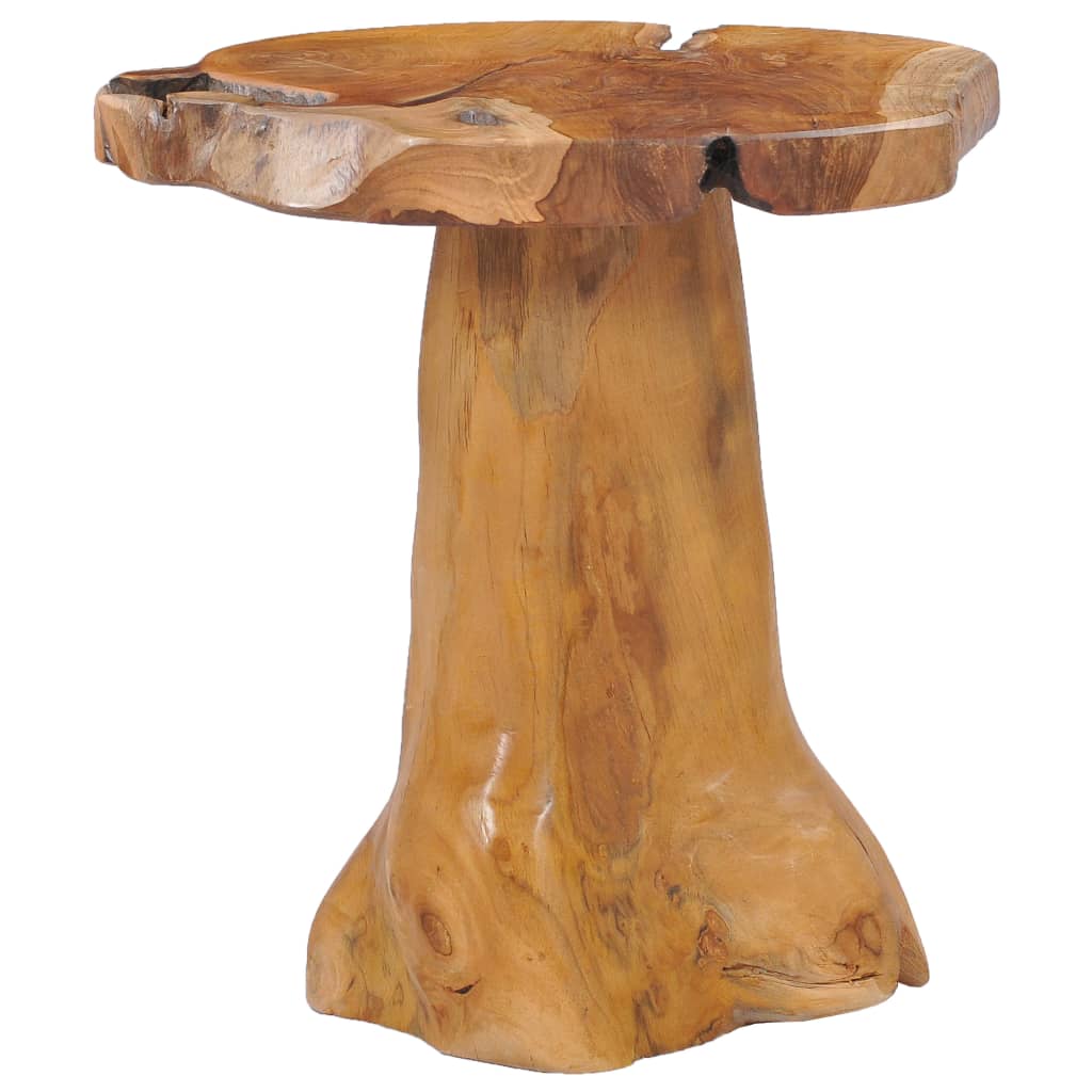 Coffee Table | Solid Teak Wood (15.7"x15.7" )-5