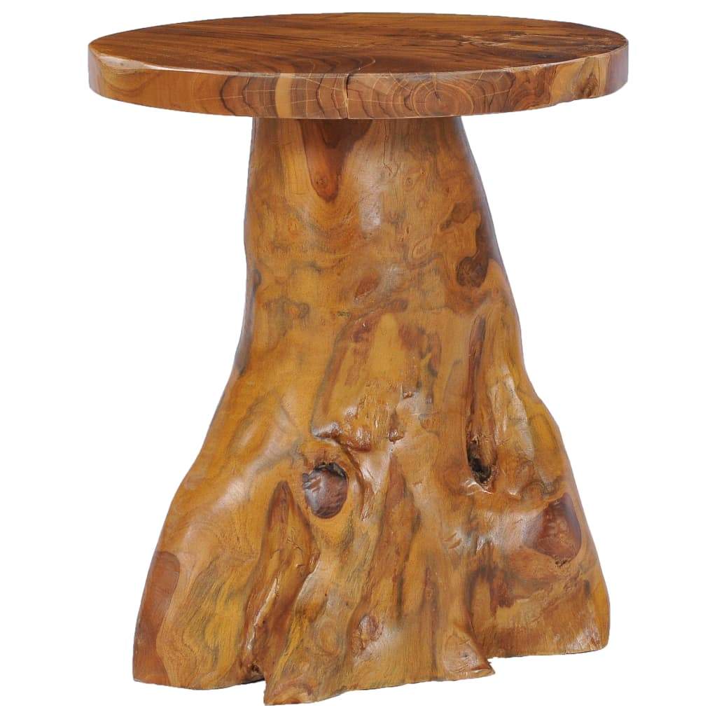 Coffee Table | Solid Teak Wood (15.7"x15.7" )-7
