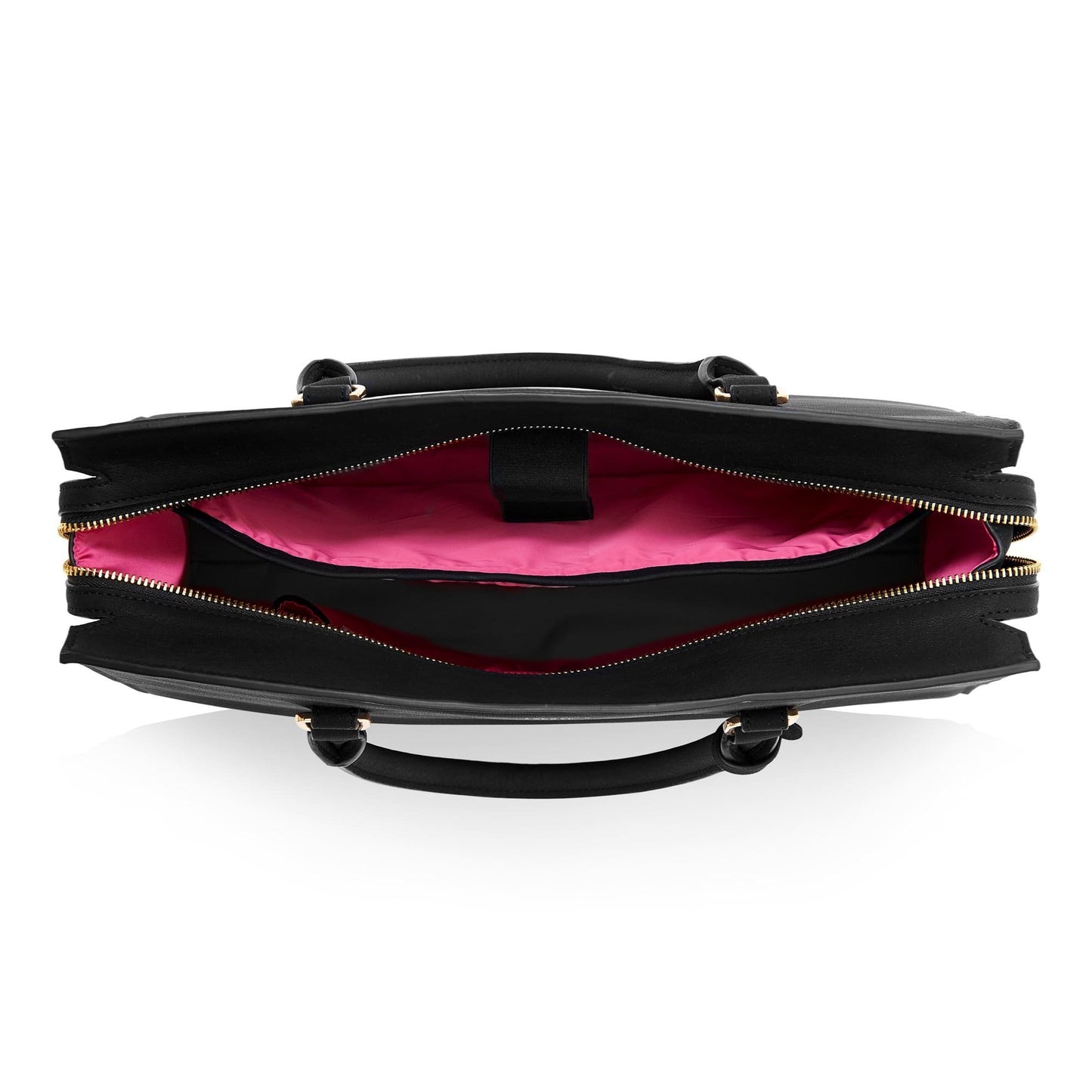 Black Laptop Bag | Vegan Leather-4