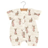 Baby Romper | Bamboo Muslin - Bunnies Newcastle Classics