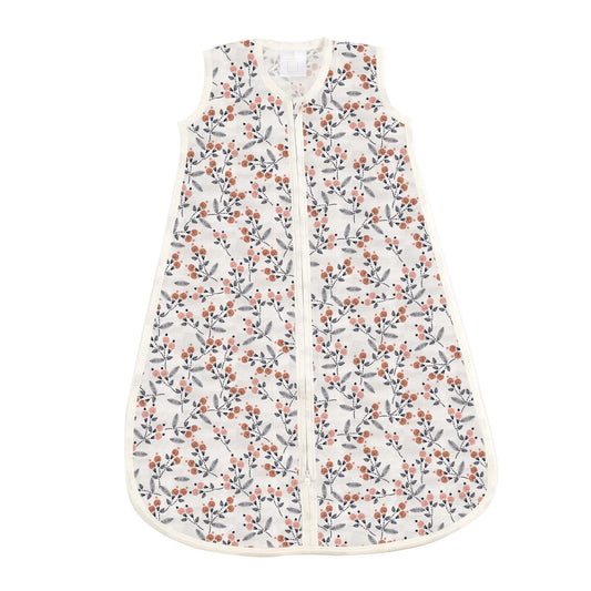 Baby Sleep Sack | Bamboo Muslin - Dahlia Floral Newcastle Classics