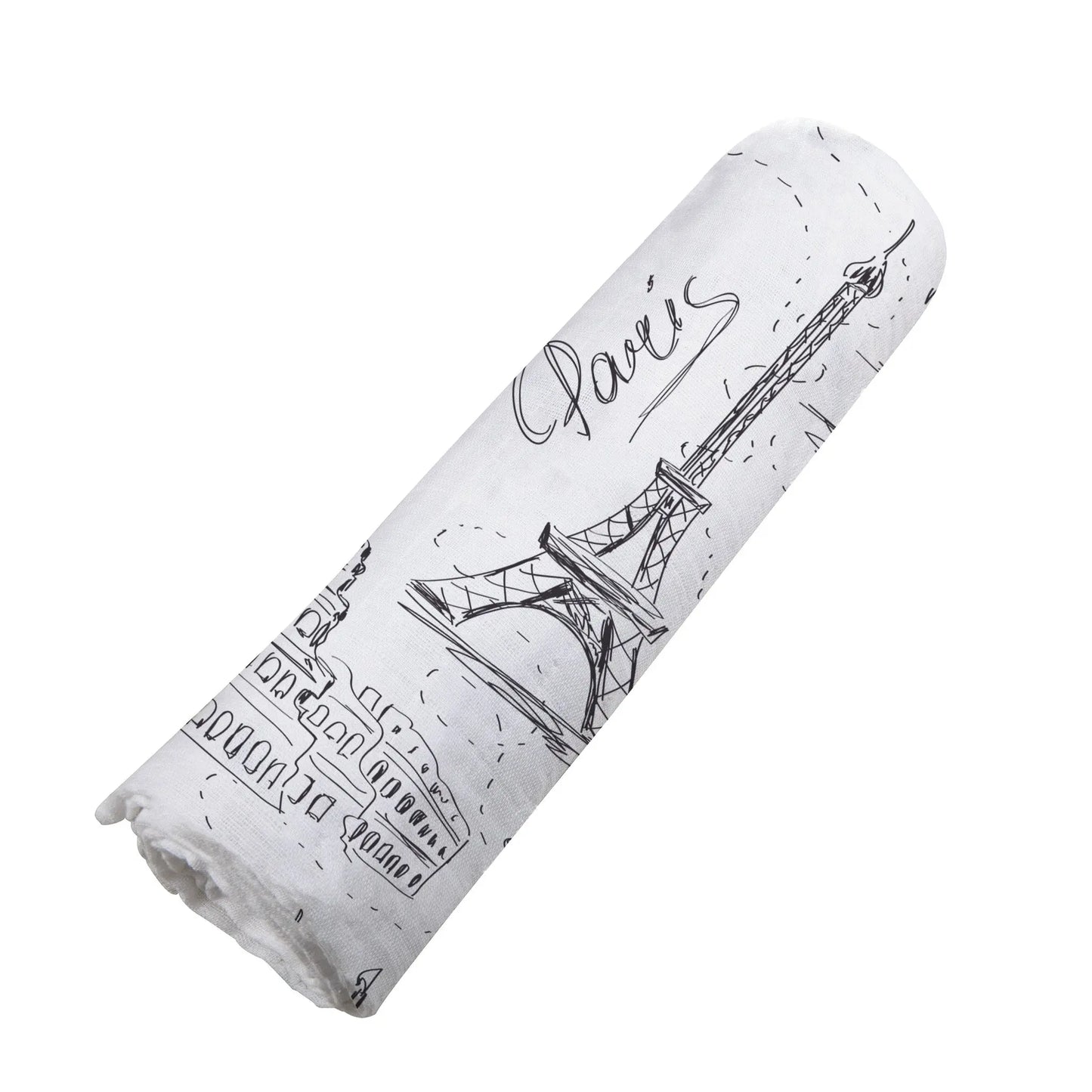 Baby Swaddle | Bamboo  Muslin - London, Paris, New York Newcastle Classics