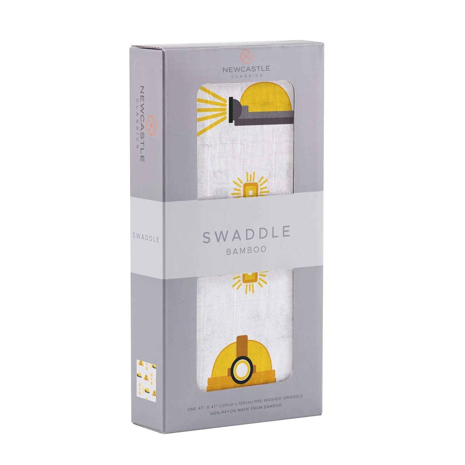 Baby Swaddle | Bamboo Muslin - Hard Hat Newcastle Classics