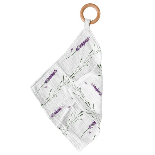 Baby Teether | Bamboo Muslin - Lavender Newcastle Classics