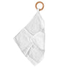 Baby Teether | Bamboo Muslin - Pure White Newcastle Classics