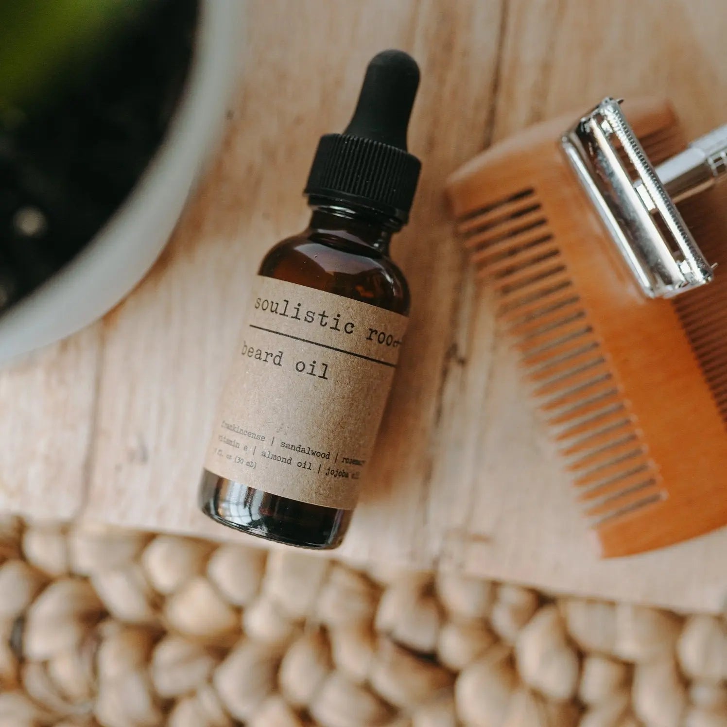 Beard Oil | Frankincense, Sandalwood, Rosemary Soulistic Root