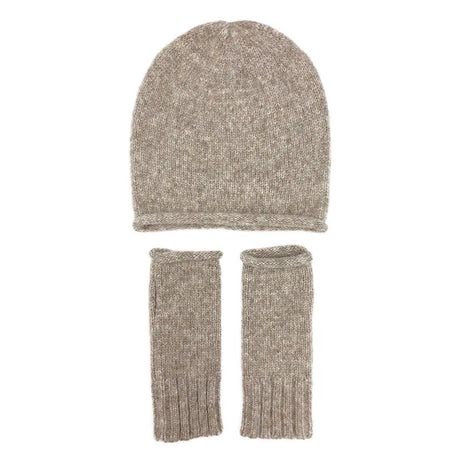 Beige Essential Knit Alpaca Beanie | Ethical Style SLATE + SALT