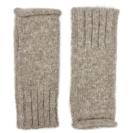 Beige Essential Knit Alpaca Gloves | Ethical Style SLATE + SALT