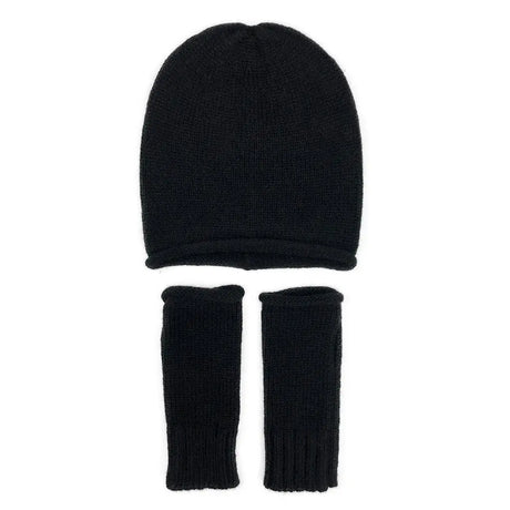 Black Essential Knit Alpaca Beanie | Ethical Style SLATE + SALT