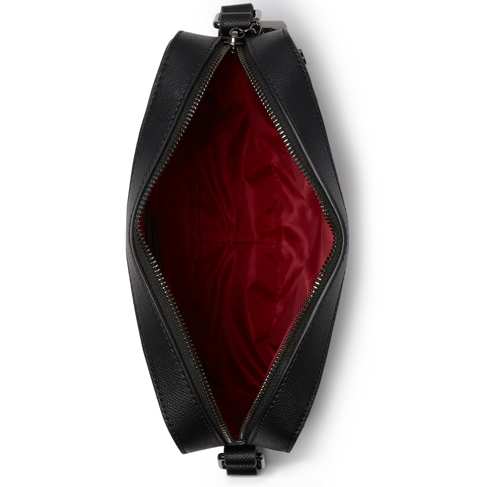 Heart Studded Black Bag | Vegan leather-3