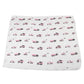 Blanket | Bamboo Muslin - Pink Digger & White Newcastle Classics