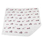 Blanket | Bamboo Muslin - Pink Digger & White Newcastle Classics