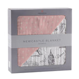 Blanket | Bamboo Muslin - Polka Dot + London, Paris, New York Newcastle Classics
