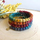 Bracelet | Artisan Kantha Jewelry Rainbow Sumiye Co