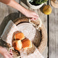 Bread Warmer & Basket Gift Set with Tea Towel - Bird Round KORISSA