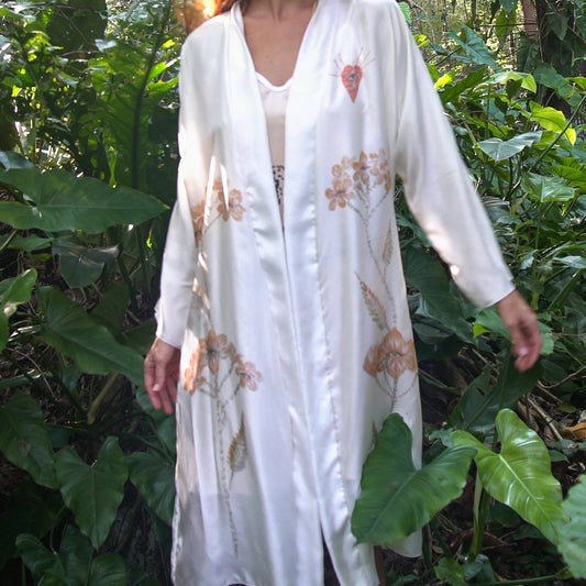 The Royal Silk Robe in Azulik Flowers-1