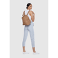 Brown Womens Backpack | Vegan Leather-1
