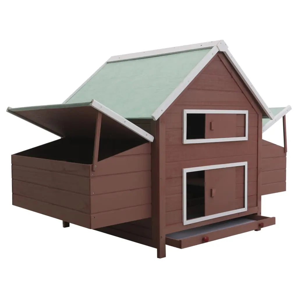 Chicken Coop | Wood Double Nest Box Urban Farm