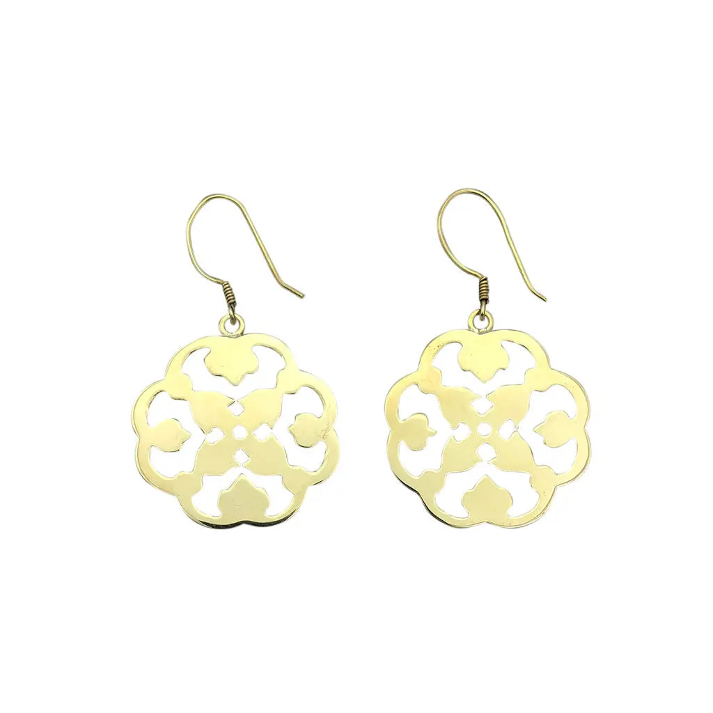 Clover Bombshell Earrings Cambodian Artisans