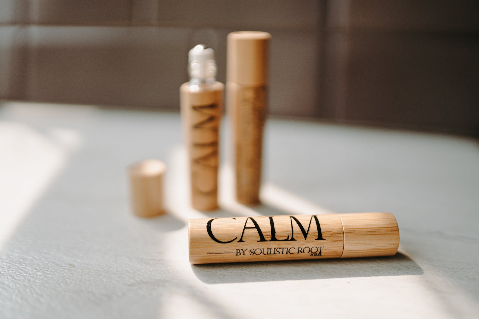 Calm Essential Oil Bamboo Roller-5