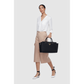 Black Laptop Handbag | Vegan Leather-1