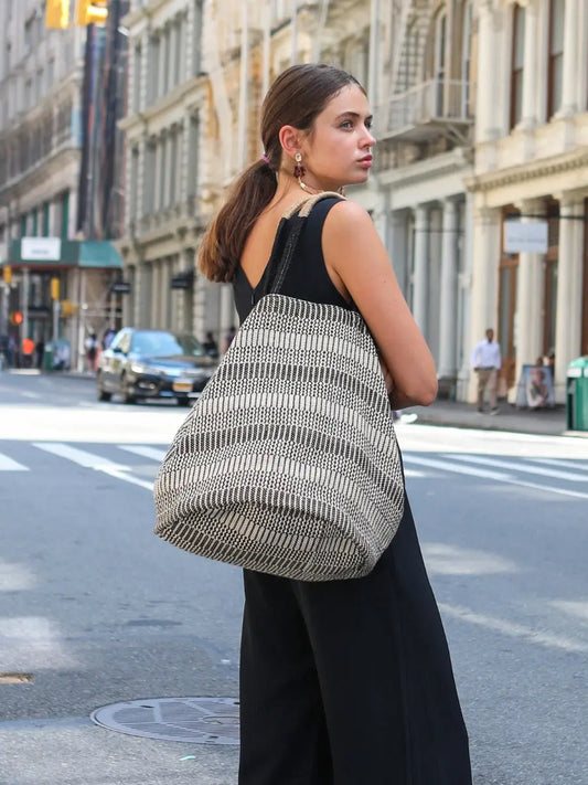 Woven Bag, Handmade in Bali, Recycled Material, Sumiye Co