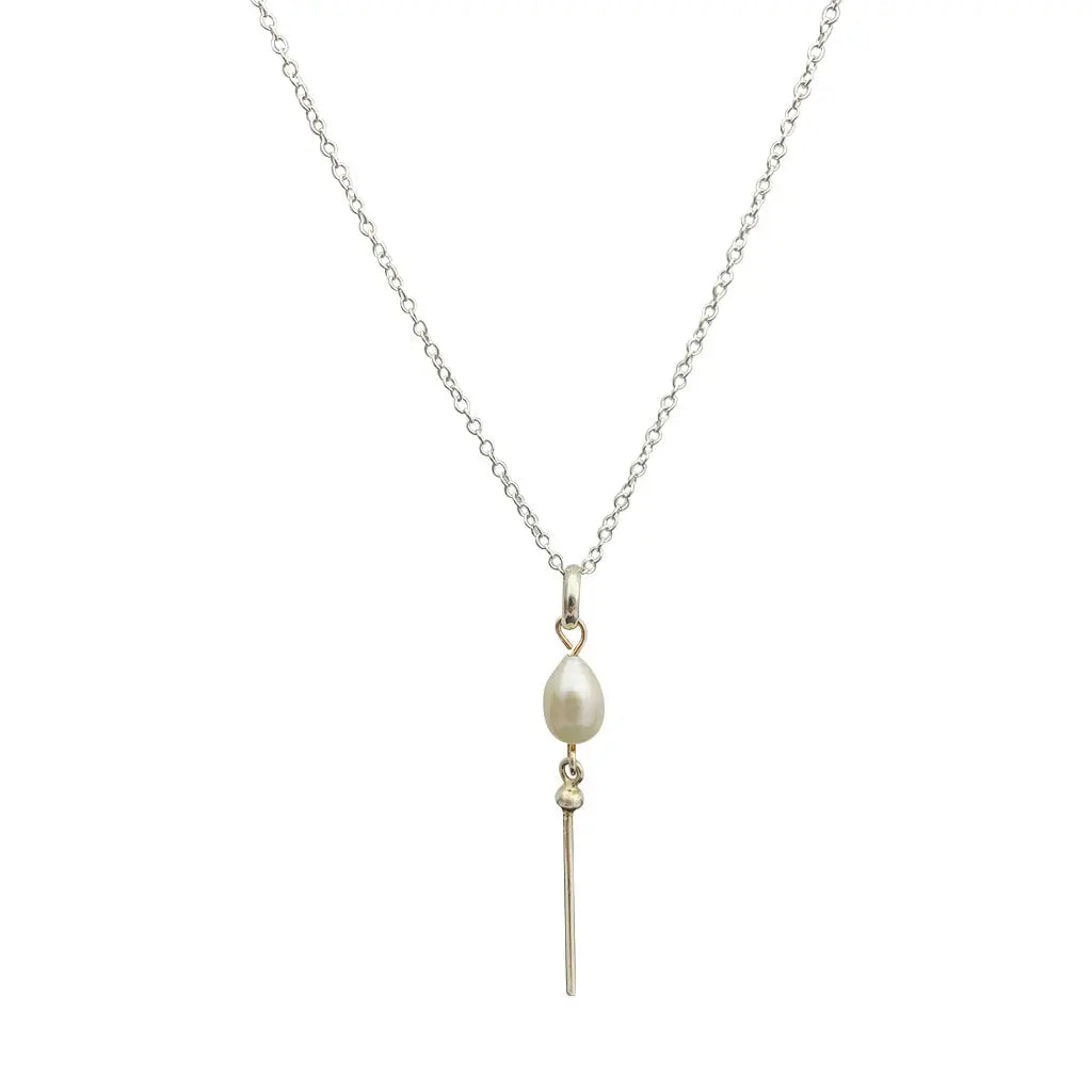 Freshwater Pearl Bar Necklace Allpa