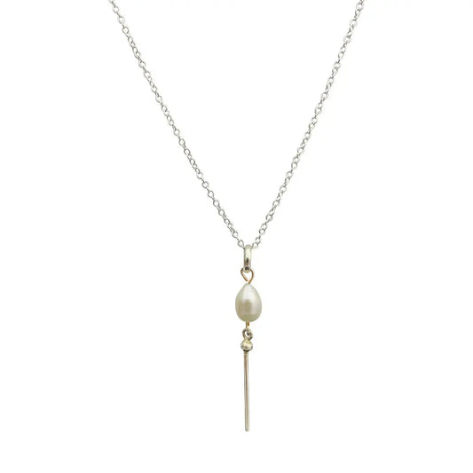 Freshwater Pearl Bar Necklace Allpa