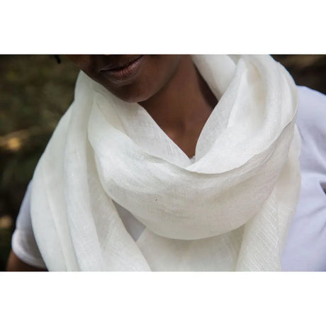 Gauze Linen Scarf | Ethical Style SLATE + SALT