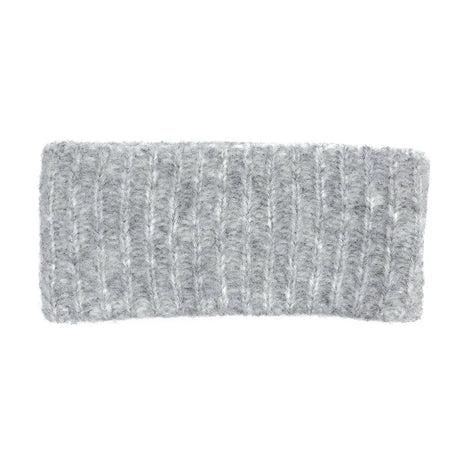 Gray Ribbed Alpaca Ear Warmer | Ethical Style SLATE + SALT