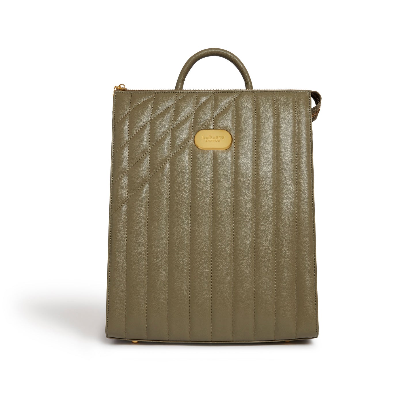 Moss Green Laptop Backpack Bag | Vegan Leather-1
