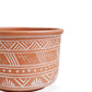 Hand Etched Terracotta Pot - Large KORISSA