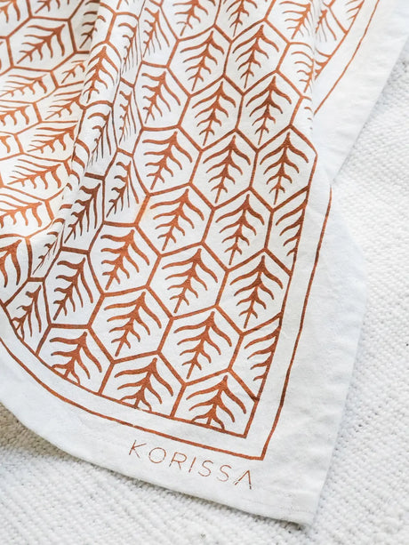 Hand Screen Printed Tea Towel - Set of 2 KORISSA