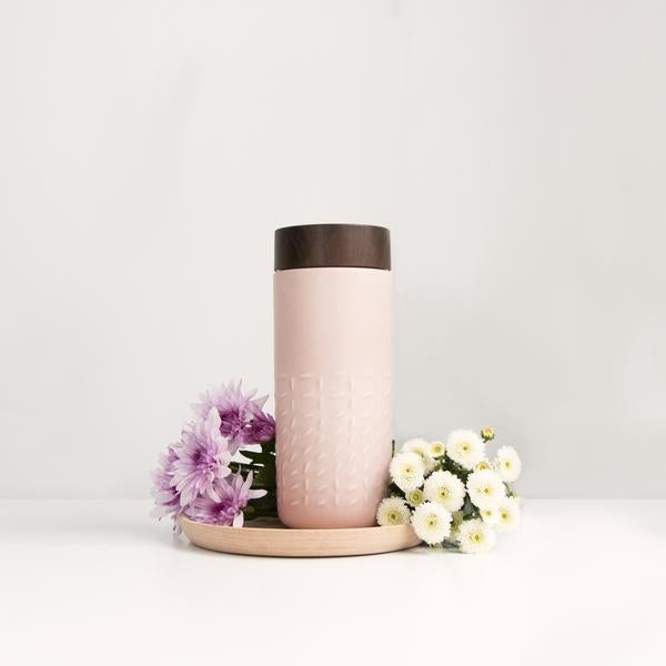Ceramic Travel Tumbler | Footprint (12 oz )-6