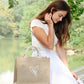 Jute Canvas Gift Bag - Nature KORISSA