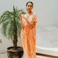 Kaftan Dress | Coral Batik Pink Haley