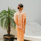 Kaftan Dress | Coral Batik Pink Haley