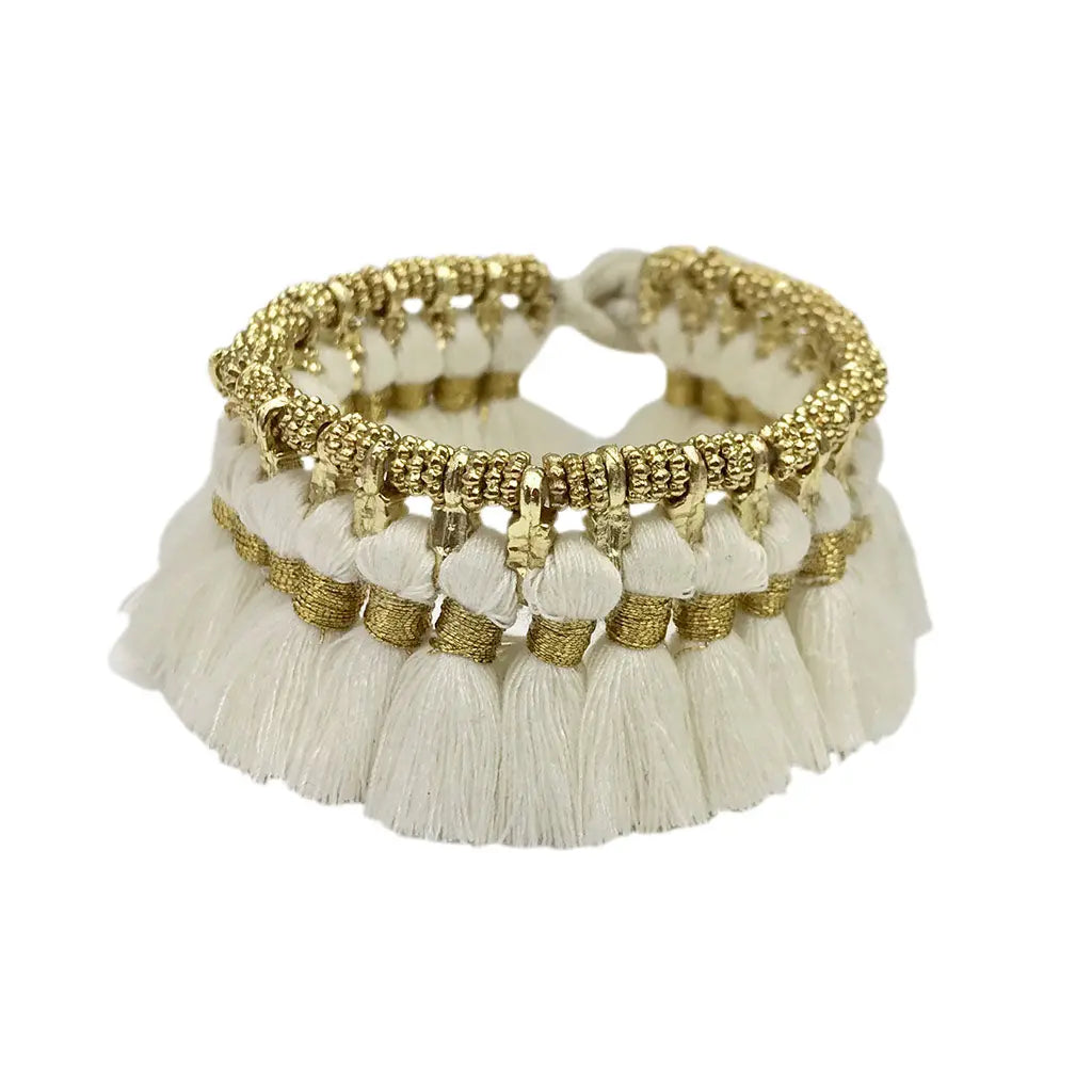 Kyra Tassel Bracelet India Women's Co-op