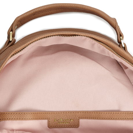 Brown Womens Backpack | Vegan Leather-4