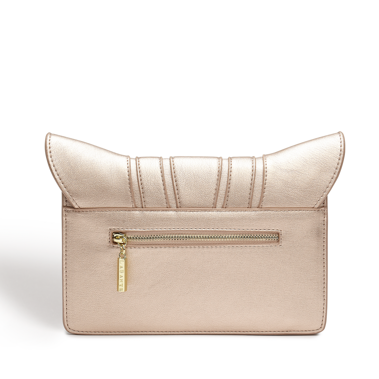 Rose Gold Monarch Clutch | Vegan Leather-3