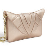Rose Gold Monarch Clutch | Vegan Leather-2