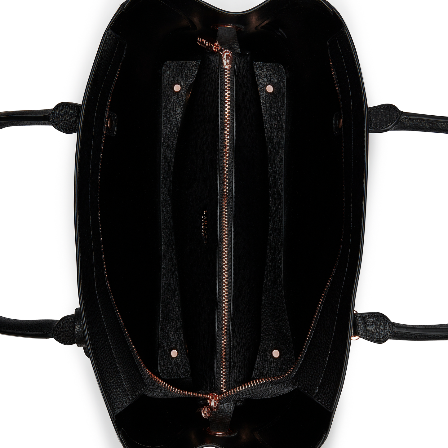 Black Leather Tote Bag | Vegan Leather-3