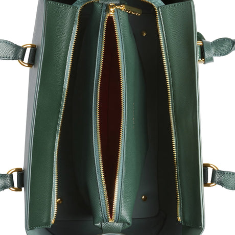 Green Tote Bag | Vegan Leather-3