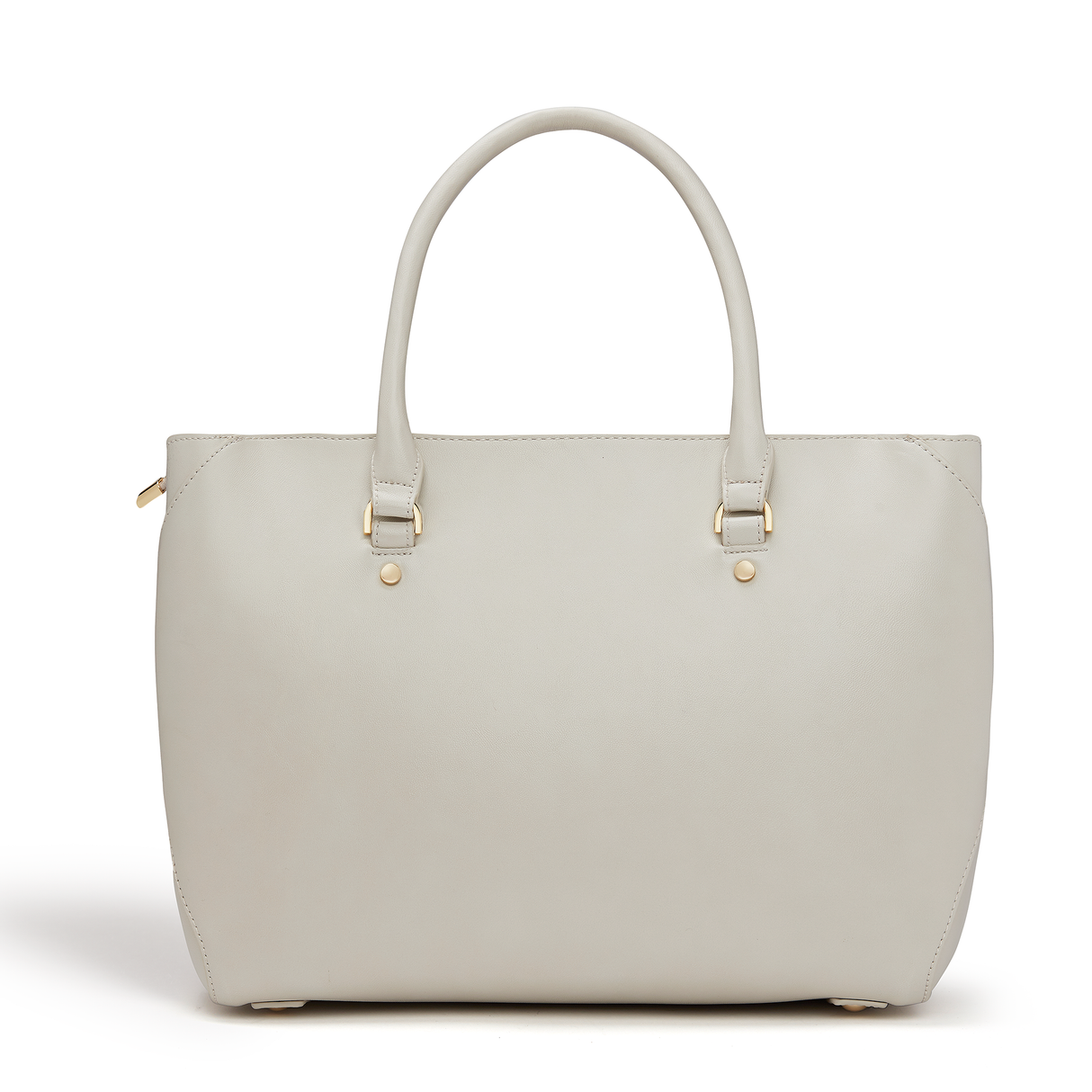 Grey Tote Bag | Vegan Leather-5
